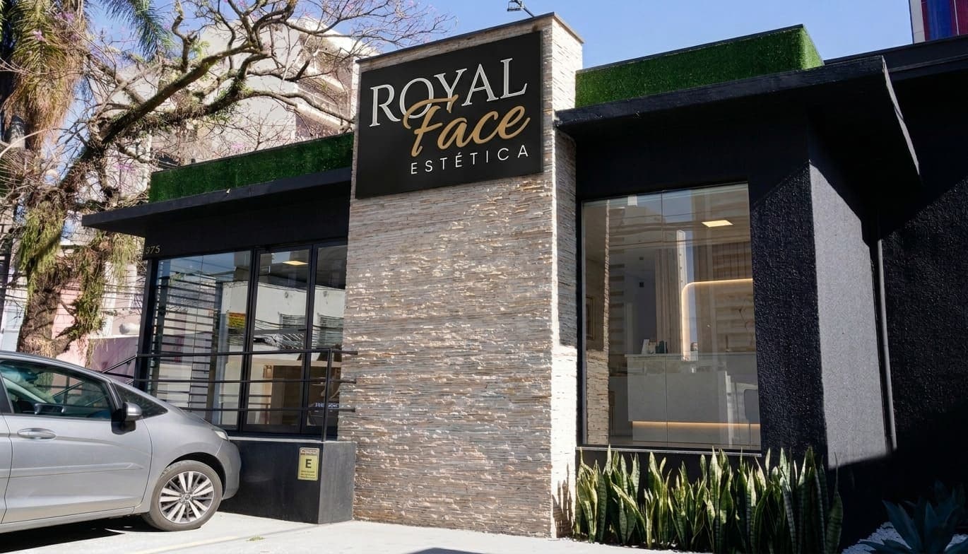 Fachada de uma clínica Royal Face